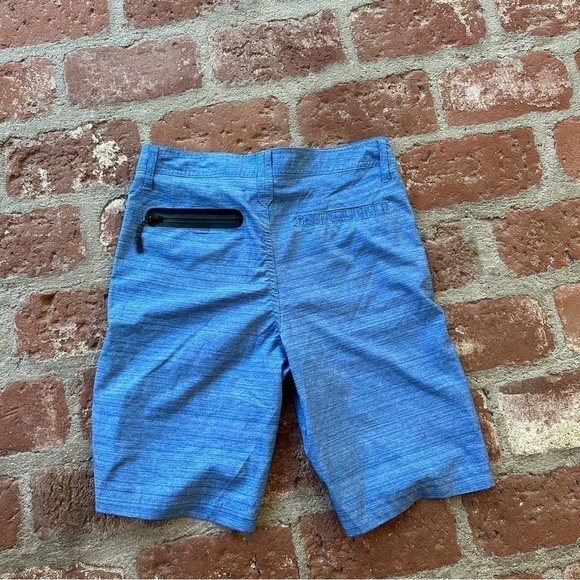 Free Planet Chino Shorts kids size 14 Mid Rise Zip Fly Flat Front 5 Pockets - Picture 10 of 16